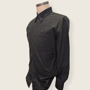 Naked & Famous Medium Men's Black Button Down